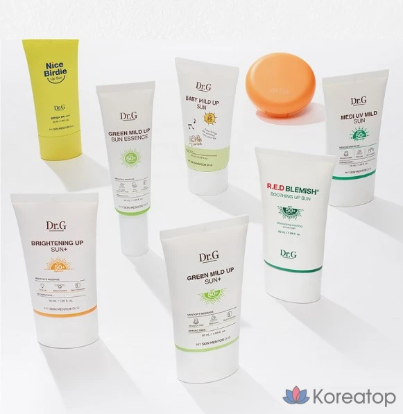Солнцезащитный крем Dr. G Brightening Up Moisture Sun Cream SPF50+ PA++++, 50 мл, 1 шт.