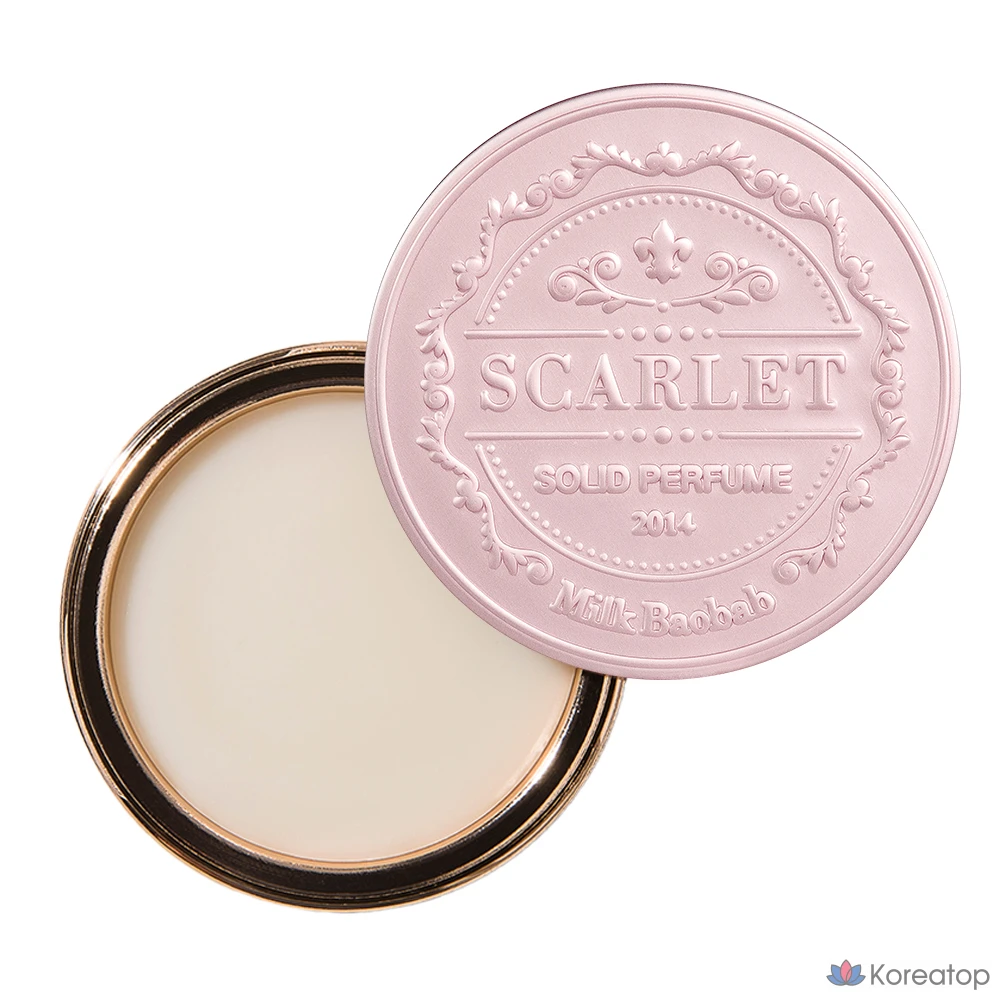 Твердые духи для волос и тела Milk Baobab Hair & Body Solid Perfume Scarlet Damask Rose, 8 г, 1 шт.