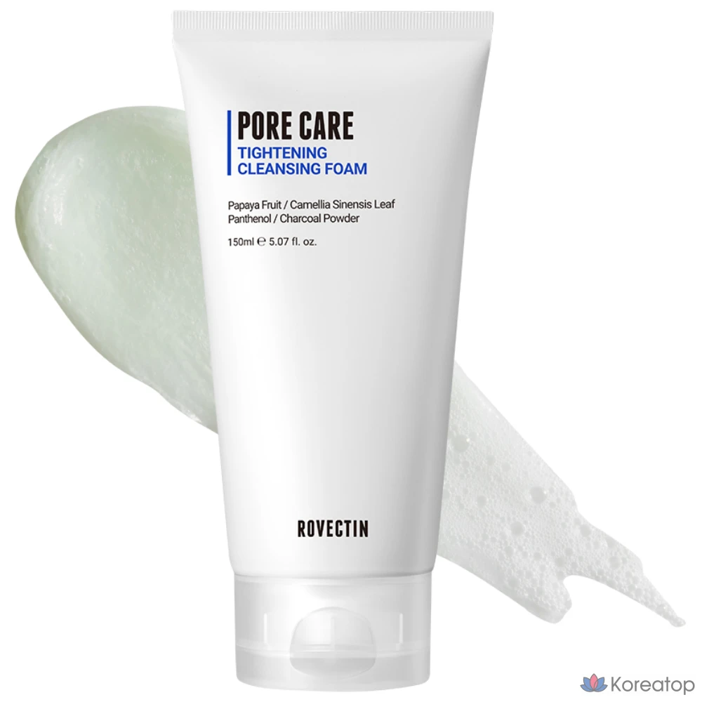 Очищающая пенка Rovectin Pore Care Tightening Cleansing Foam, 150 мл, 1 шт.