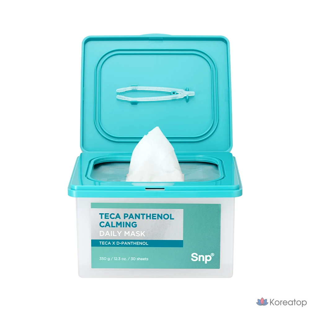 Тканевая маска для лица SNP Teca D-Panthenol Soothing Daily Mask, 30 шт.