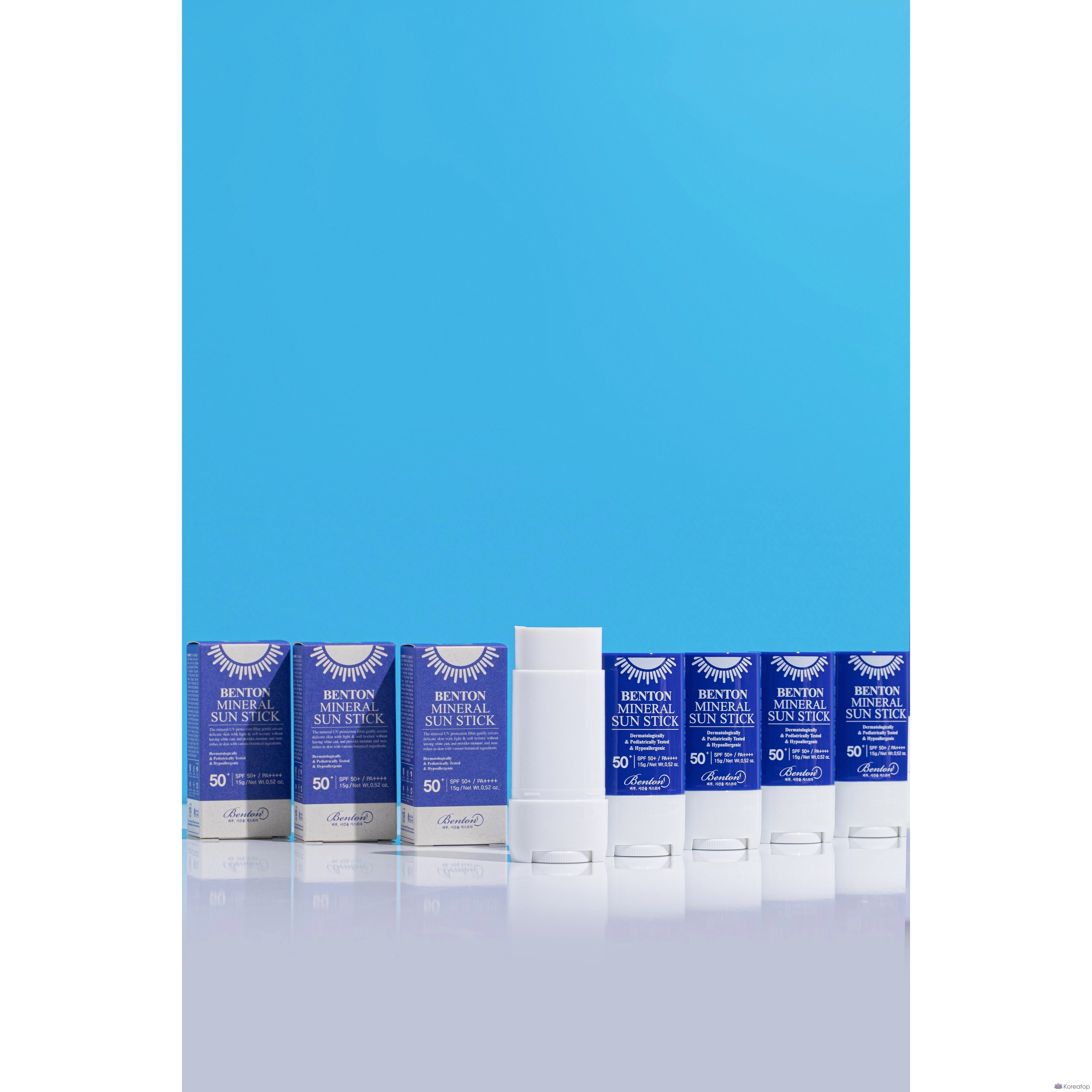 Солнцезащитный стик Benton Mineral Sun Stick SPF50+ PA++++, 15 г, 1 шт.
