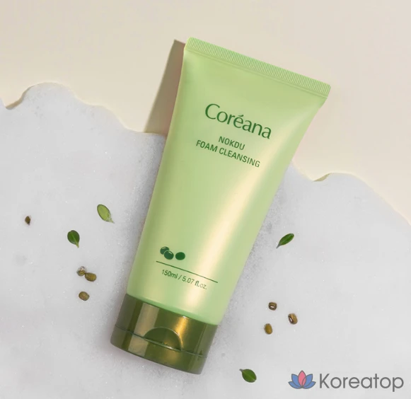 Очищающая пенка Coreana Green Bean Cleansing Foam, 150 мл, 1 шт.