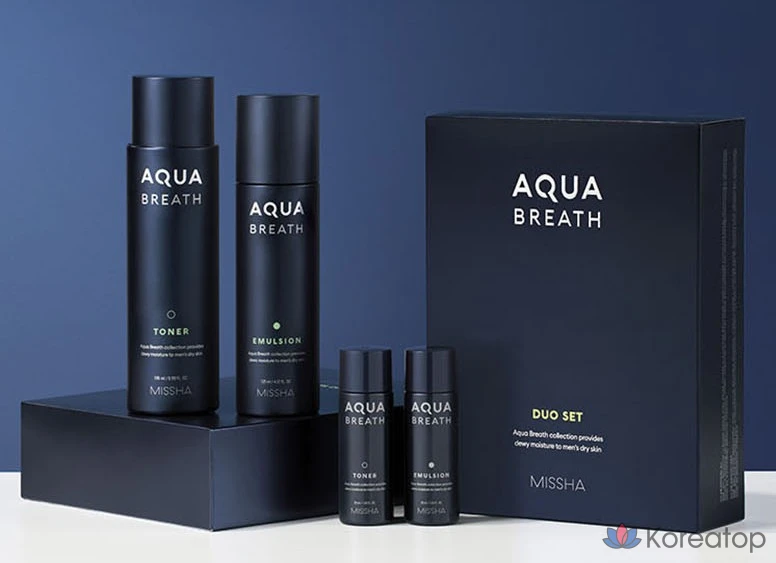 Набор для ухода Missha For Men Aqua Bress 2-piece Set + Shopping Bag, 1 шт.