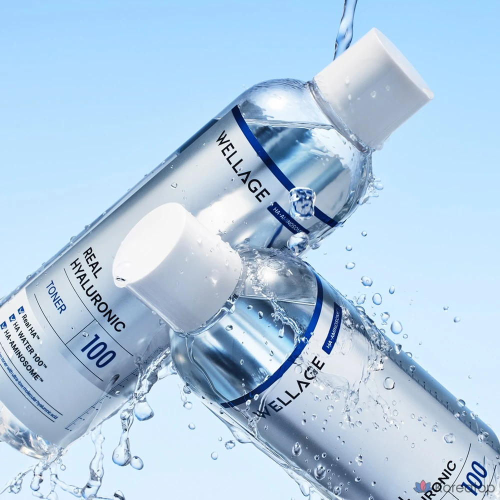 Тонер WELLAGE Real Hyaluronic 100 Toner, 200 мл, 1 шт.