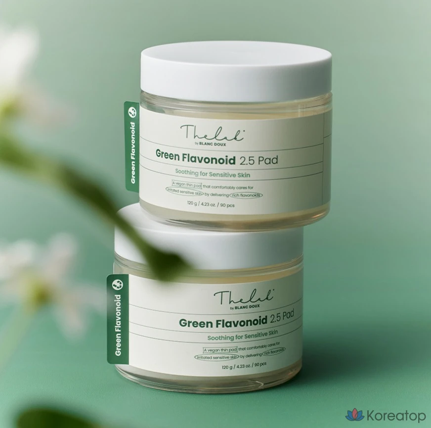 Пэды для лица THE LAB by blanc doux Green Flavonoid 2.5 Pad, 120 г, 90 шт.