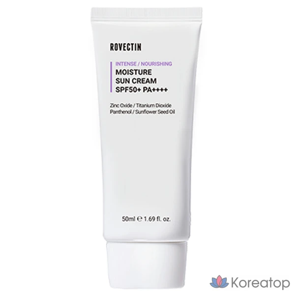 Солнцезащитный крем Rovectin Intense Moisture Sun Cream SPF 50+ PA++++, 50 мл, 1 шт.