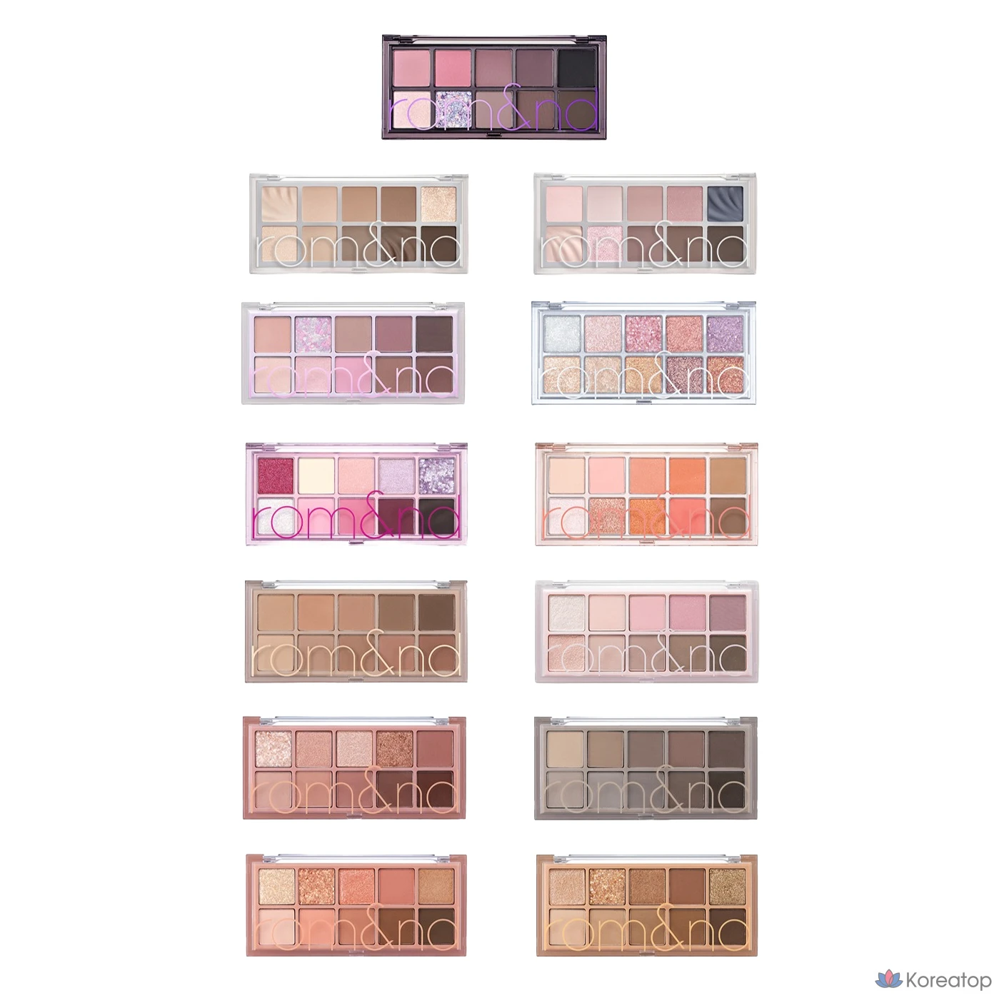 Палетка теней для век ROM&ND Better Than Palette, оттенок 03 Rosebud Garden, 1 шт.