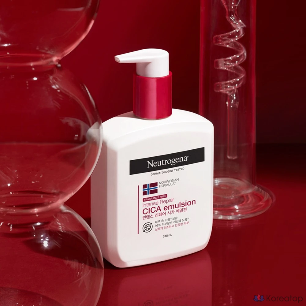 Эмульсия Neutrogena Intense Repair Cica Body Lotion, 310 мл, 1 шт., фото 6