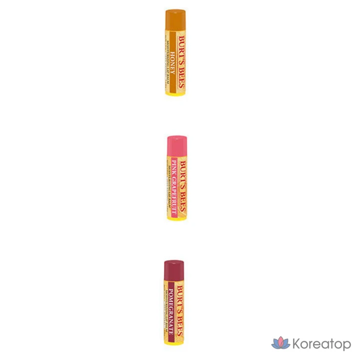 Набор для ухода Burt's Bees Love You Lip Balm Gift Set (Honey + Grapefruit + Pomegranate), 12.75 г, 1 шт.
