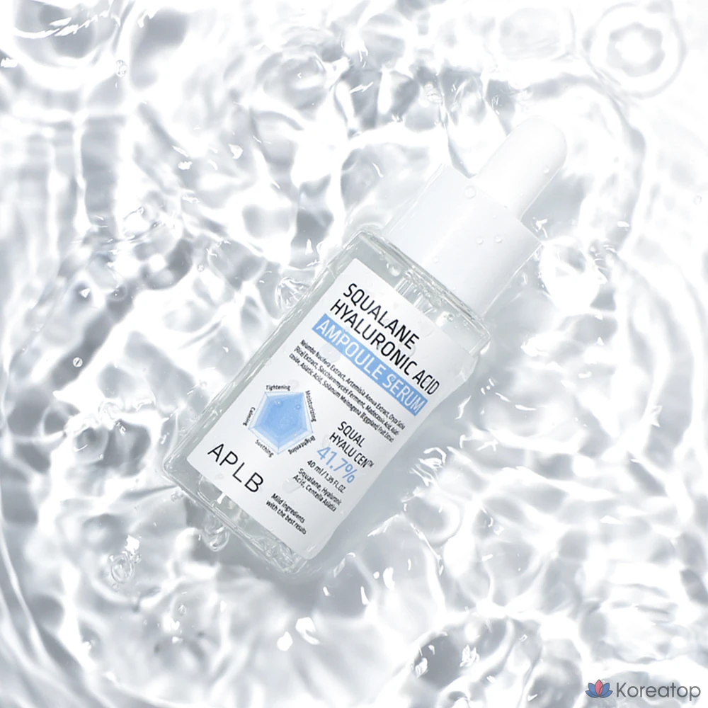 Ампульная сыворотка APLB Squalane Hyaluronic Acid Ampoule Serum, 40 мл, 1 шт.