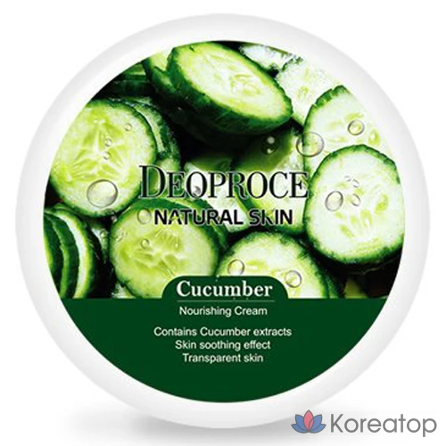 Питательный крем Deoproce Natural Skin Cucumber, 100 г, 1 шт.