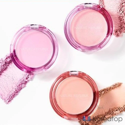 Румяна Nature Republic By Flower Blusher, оттенок 11, 5 г, 1 шт., фото 7