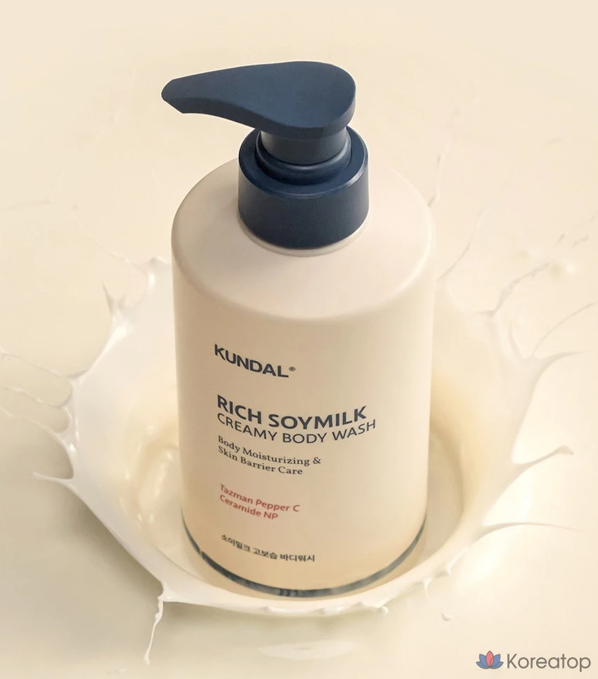 Гель для душа Kundal Rich Soy Milk Creamy Body Wash, 500 мл, 1 шт.