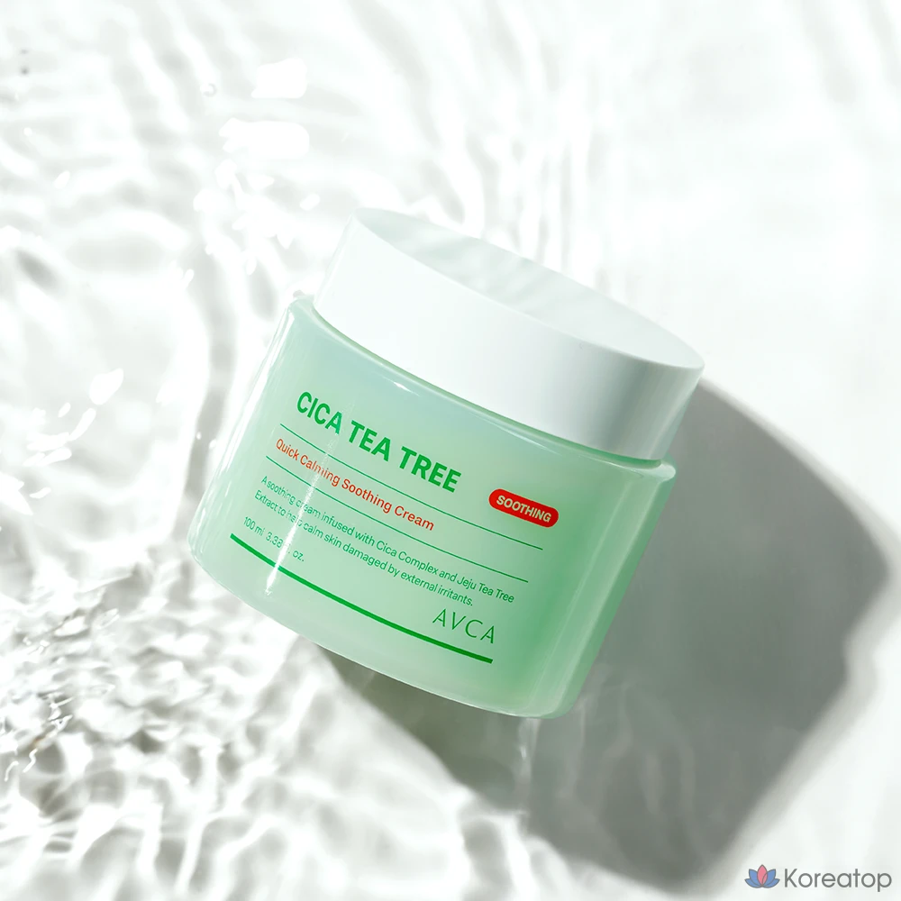 Крем AVCA Quick Calming Cica Tea Tree Rebalancing Soothing Cream, 100 мл, 1 шт.