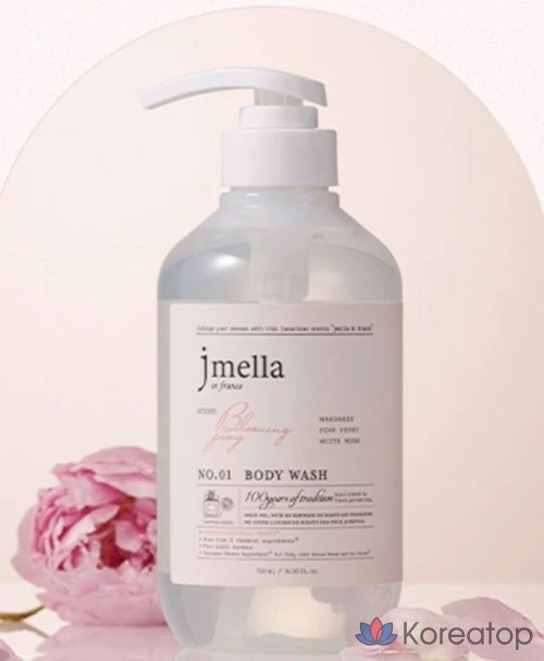 Гель для душа Jmella In France Blooming Peony Body Wash Lovely Floral, 1 л, 1 шт., фото 4