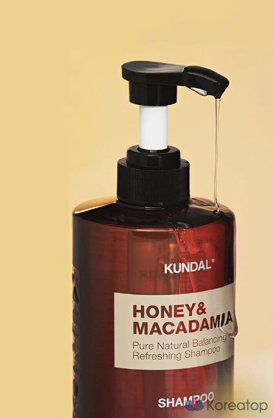Шампунь Kundal Honey & Macadamia Nature Shampoo Baby Powder, 500 мл, 1 шт., фото 3