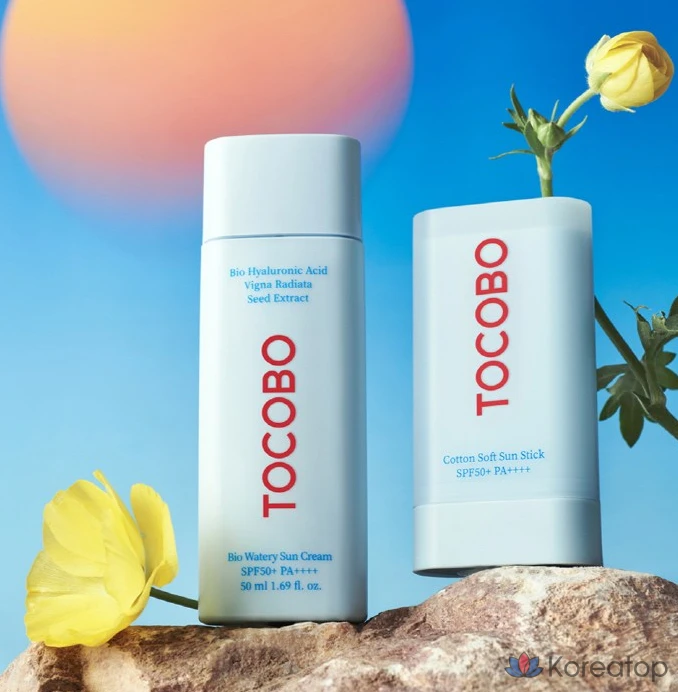 Солнцезащитный стик Tocobo Cotton Soft Sun Stick SPF50+ PA++++, 19 г, 1 шт.