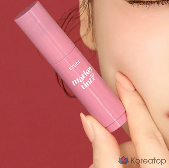 Тинт для губ Etude House Dear Darling Marker Tint, оттенок 02 Mono Plum, 1 шт.