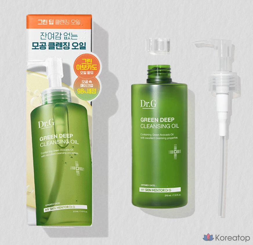 Очищающее масло Dr. G Green Deep Cleansing Oil, 210 мл, 1 шт.