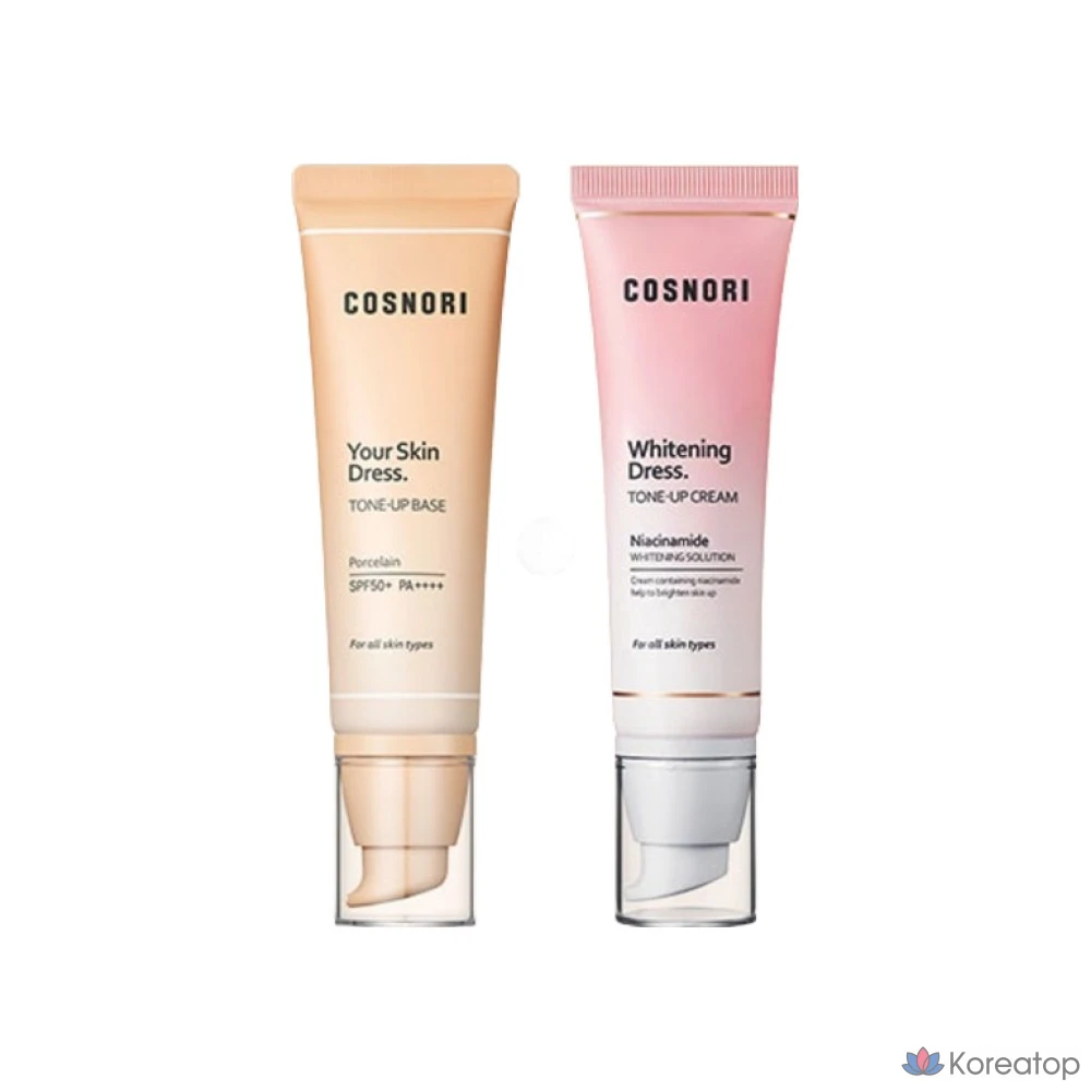 Тонер Cosnori Your Skin Dress Tone-Up Base, оттенок Porcelain, 50 мл, 1 шт., фото 7