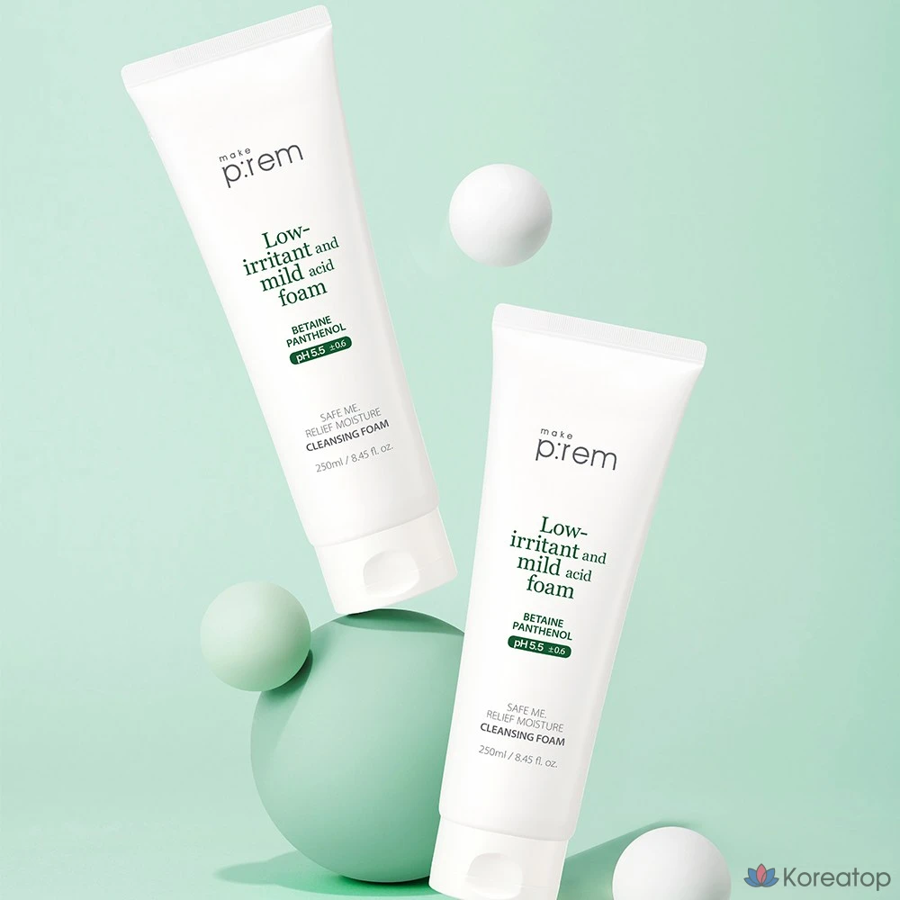 Очищающая пенка MAKE P:REM Safe Me Moisture Cleansing Foam, 290 мл, 1 шт.