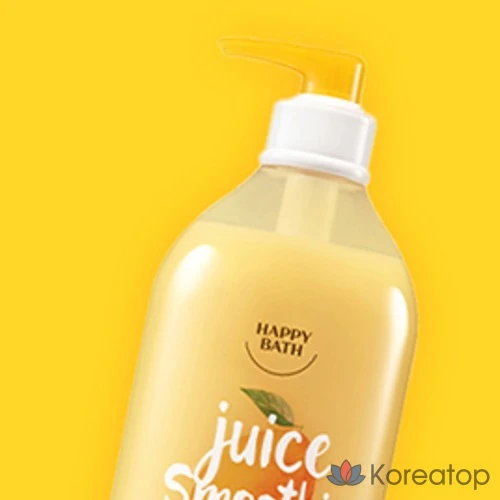 Гель для душа Happy Bath Juice Smoothie Yellow Body Wash Yuzu, 820 г, 1 шт.