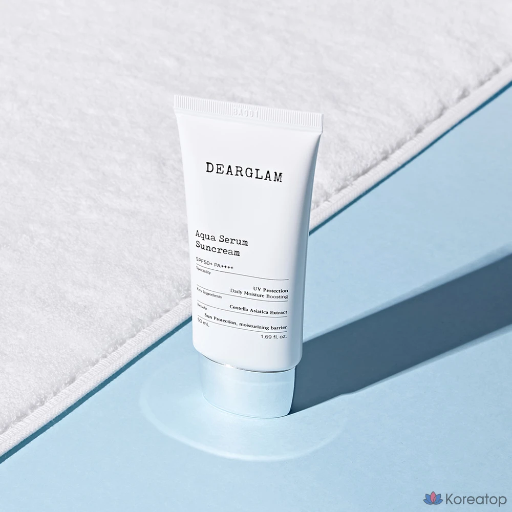 Солнцезащитный крем DEARGLAM Aqua Serum Sun Cream, 50 мл, 1 шт.