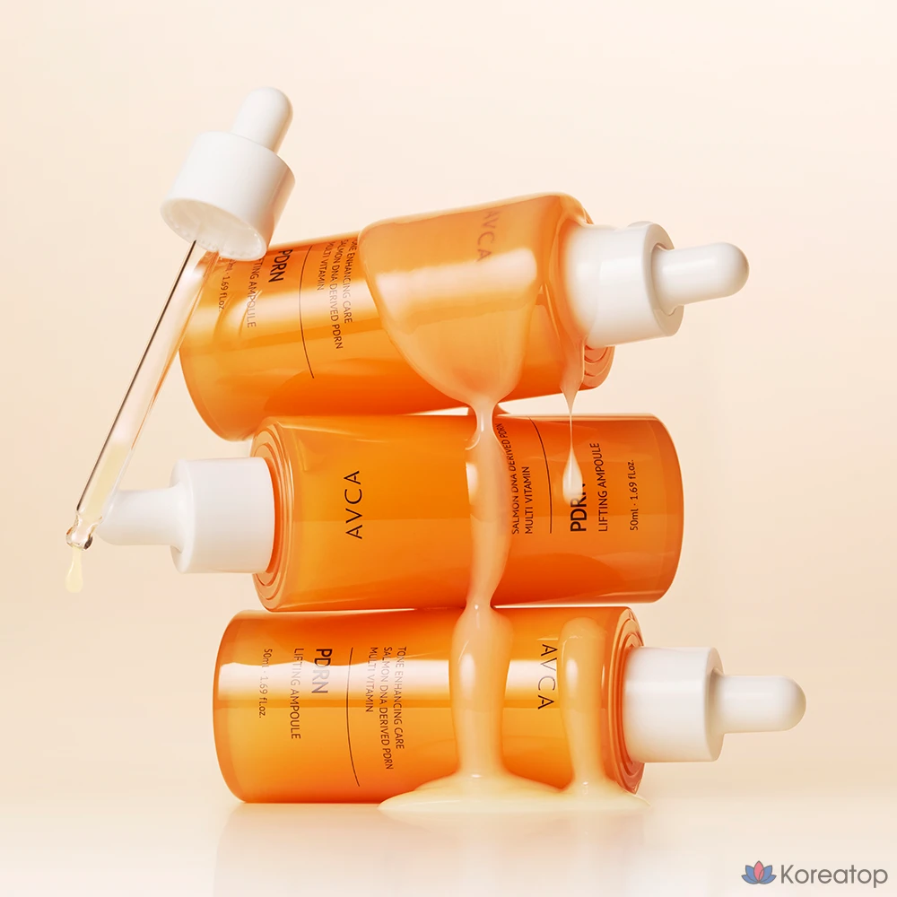 Ампульная сыворотка AVCA PDRN Multi Vitamin Whitening Elasticity Ampoule, 50 мл, 1 шт.