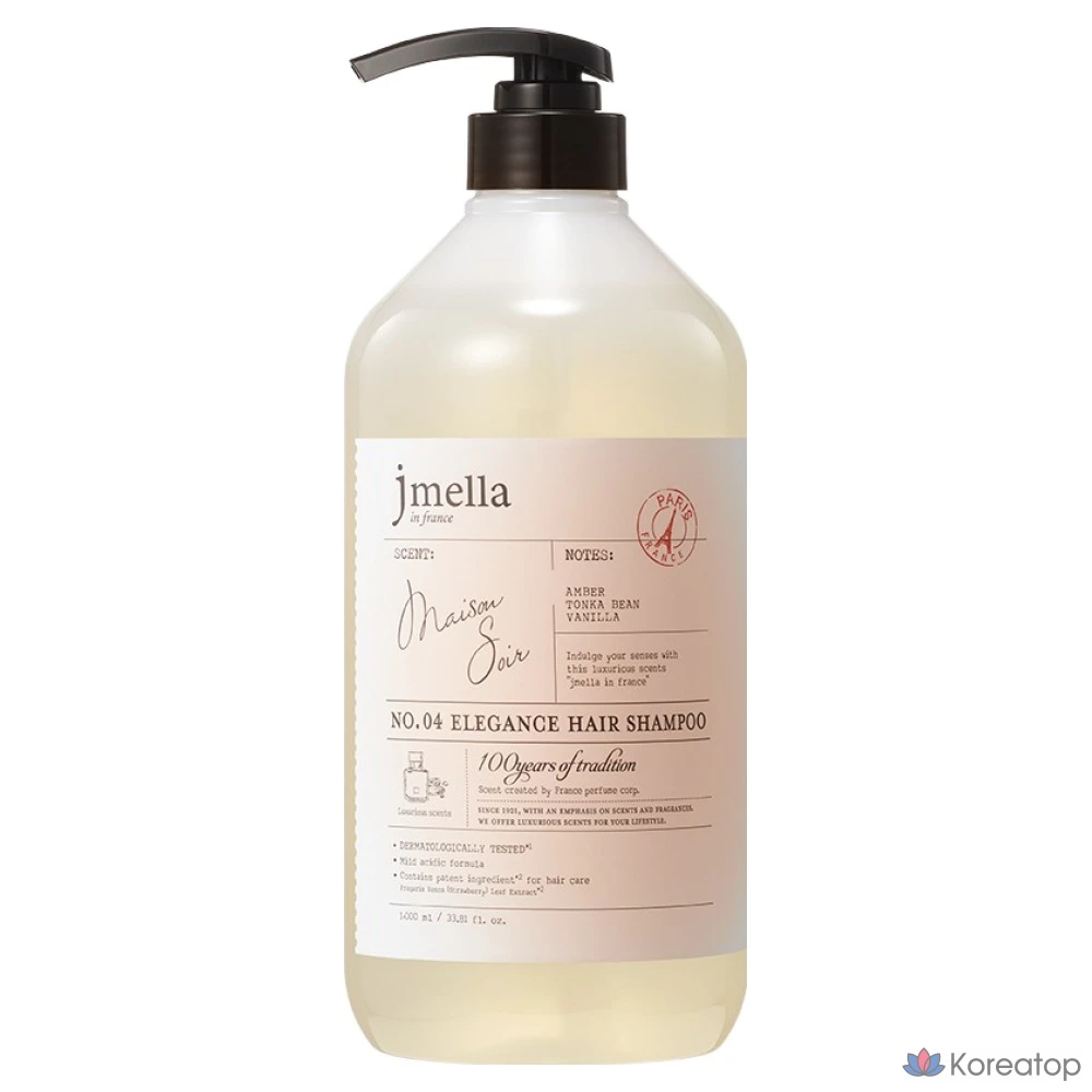 Шампунь для волос Jmella In France Elegance Maison Soie Hair Shampoo, 1 л, 1 шт.