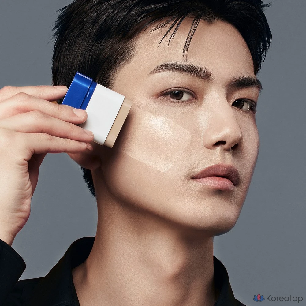Тональный стик-основа DEWYCEL Homme True Beam Stick & Brush Foundation SPF50+ PA++++, 12 мл, 1 шт.