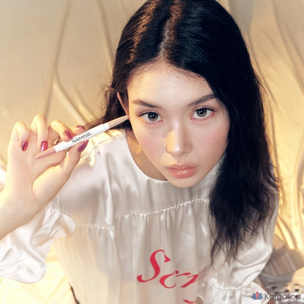 Карандаш для глаз NAMING Perfect Eye Designing Pencil Dual Liner, оттенок Ombre Nudy, 1 шт., фото 7