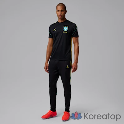 Футболка мужская Jordan Brazil Strike Dri-FIT Soccer Short-Sleeve Knit Top