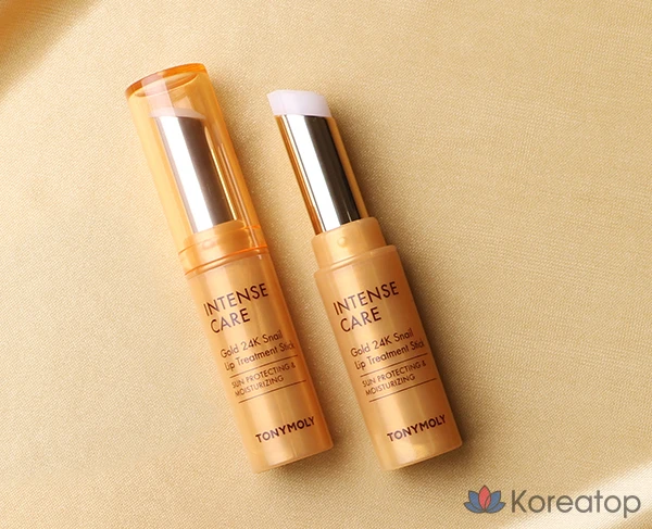 Бальзам для губ Tony Moly Intense Care Gold 24K Snail Treatment Stick, 3.5 г, 1 шт.