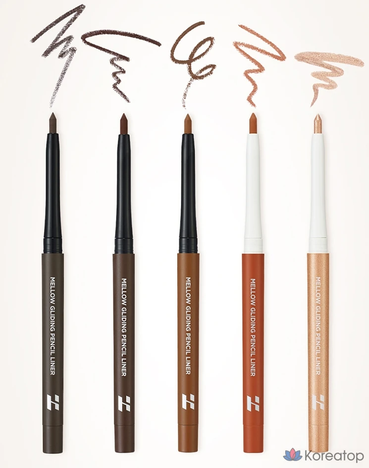 Карандаш для глаз Holika Holika Mellow Gliding Pencil Liner, оттенок 03 Caramel Croffle, 0.3 г, 1 шт.