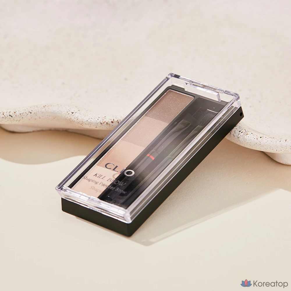 Карандаш для бровей Clio Kill Brow Shaping Powder Brow, оттенок 01 Natural Warm Brown, 1 шт.