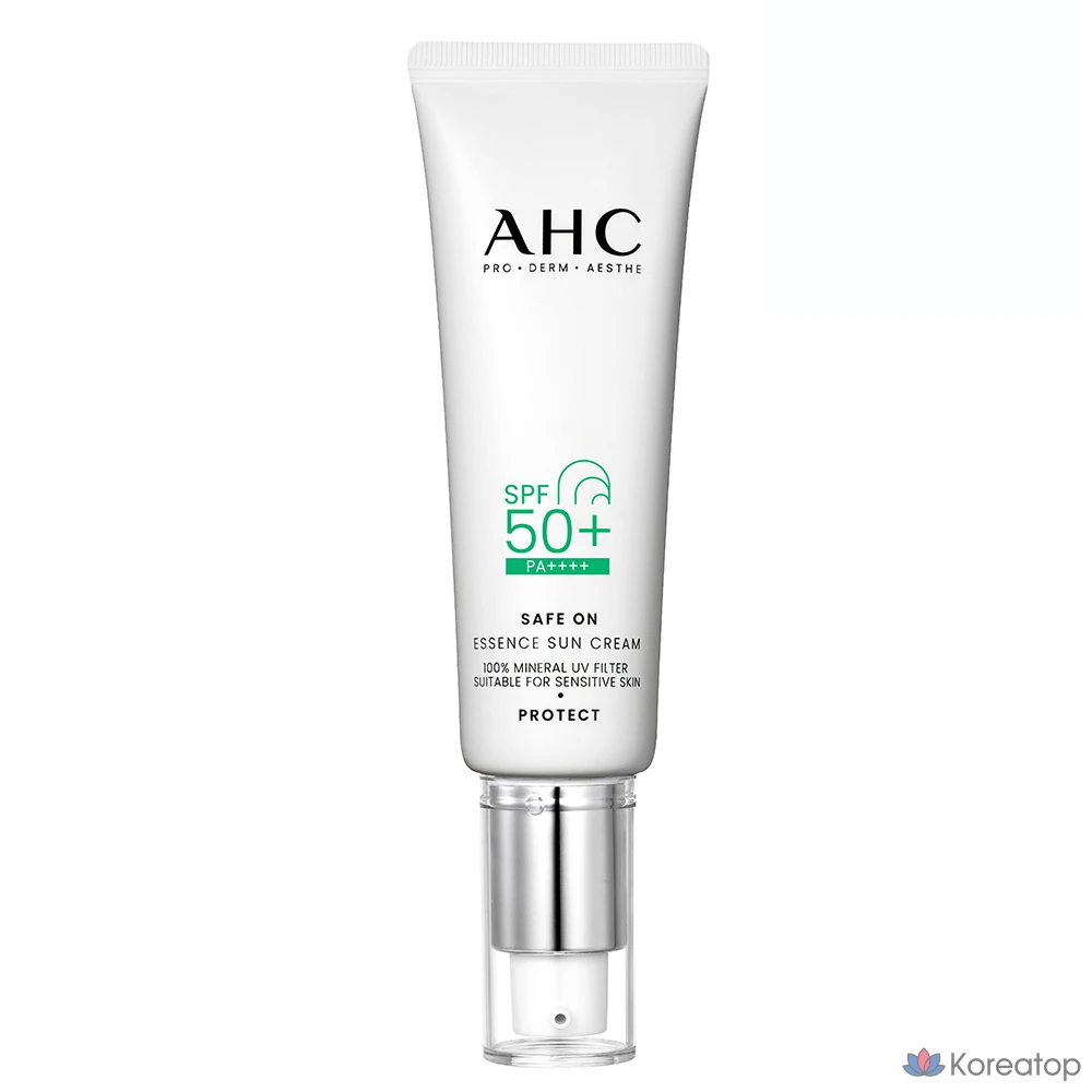 Солнцезащитный крем AHC Safe On Essence Sunscreen SPF50+ PA++++, 50 мл, 1 шт.