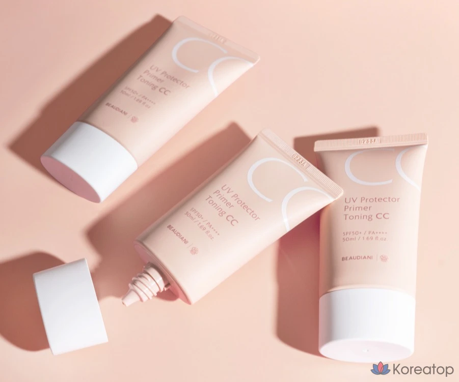 Солнцезащитный крем Beaudiani UV Protector Primer Toning CC Cream SPF50+ PA++++, 50 мл, 1 шт.
