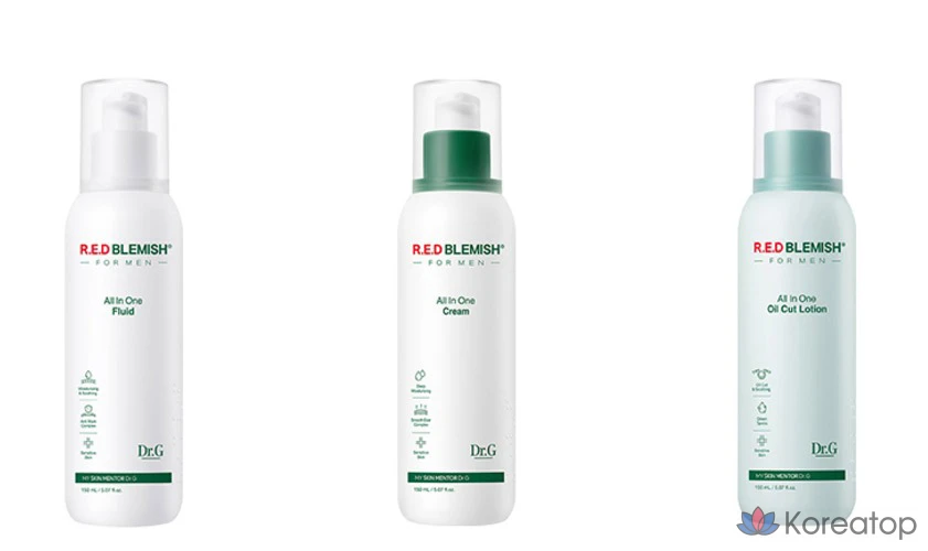 Лосьон Dr. G Red Blemish For Men Oil Cut Lotion All-in-One, 150 мл, 1 шт.