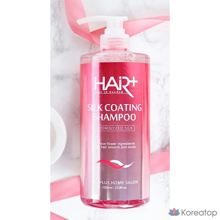 Шампунь Hair Plus Silk Coating Shampoo Rose Berry Musk, 1 л, 1 шт.
