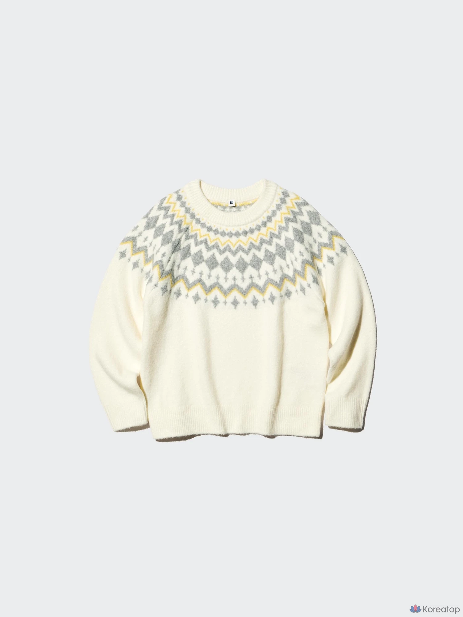Свитер детский Uniqlo Souffle Yarn Sweater Fair Isle