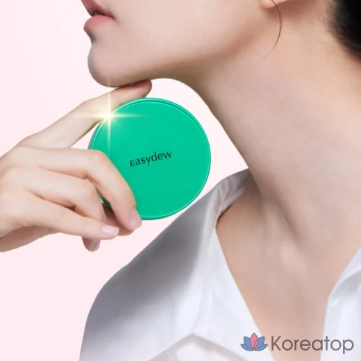 Кушон Easydew Mela B Toning Ampoule Cushion Refill Puff, оттенок 19, 13 г, 1 шт.