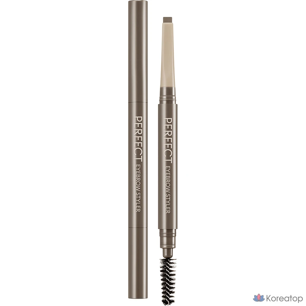 Карандаш для бровей Missha Perfect Eyebrow Styler Auto Pencil, оттенок Light Brown, 0.15 г, 1 шт.
