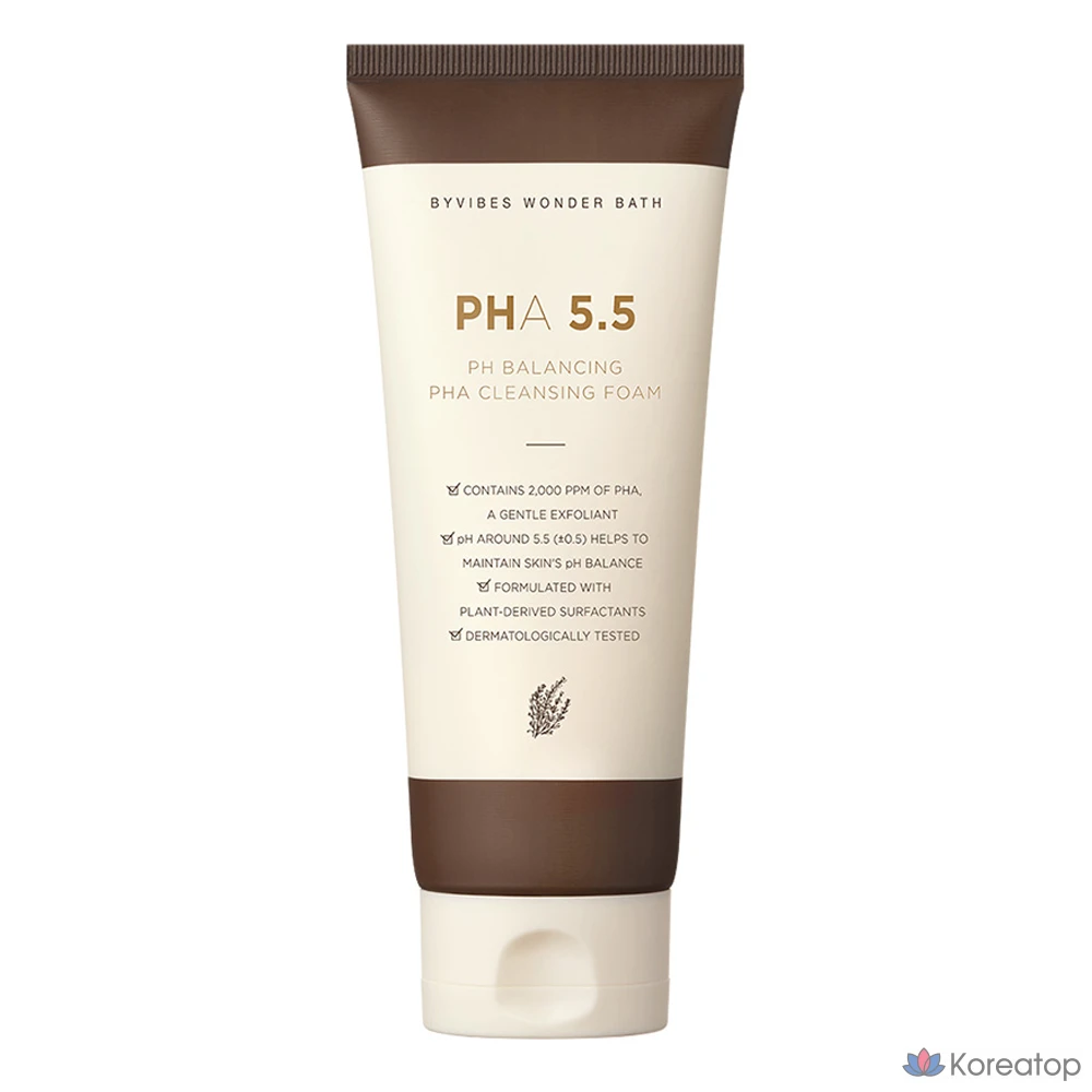 Очищающая пенка Wonder Bath Mild Acid PHA Daily Cleansing Foam, 130 мл, 1 шт.