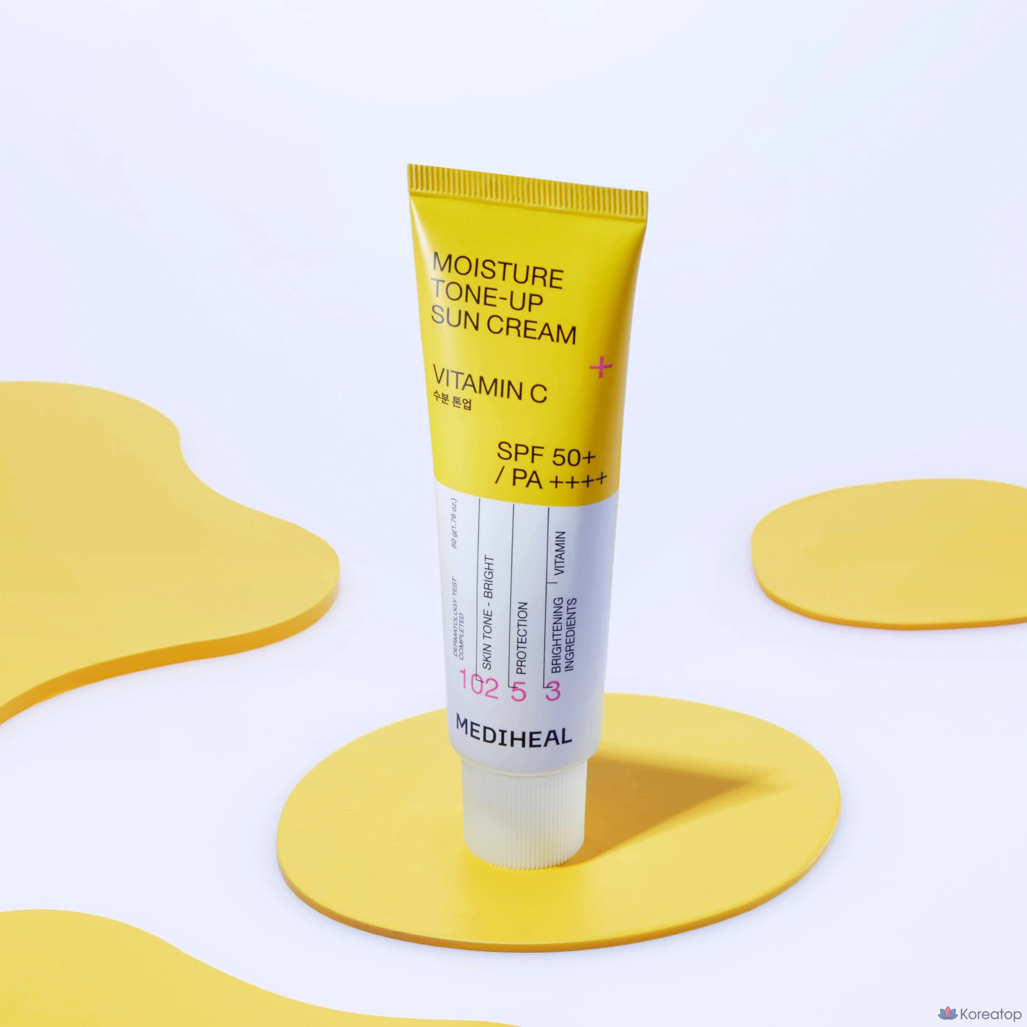 Солнцезащитный крем MEDIHEAL Moisture Tone Up Sun Cream SPF50+ PA++++, 50 мл, 1 шт.