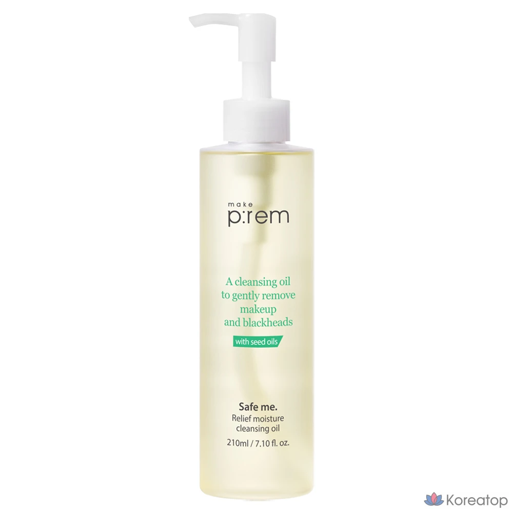 Гидрофильное масло MAKE P:REM Safe Me Relief Moisture Cleansing Oil, 210 мл, 1 шт.