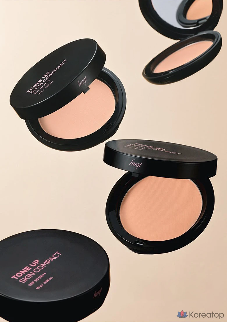 Тонер FMGT Tone Up Skin Pact, оттенок V201 Apricot Beige, 10 г, 1 шт.