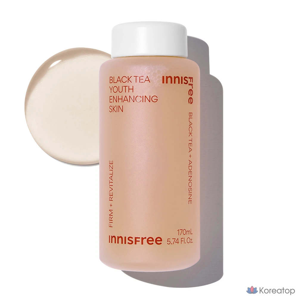 Тонер Innisfree Black Tea Youth Enhancing Skin, 170 мл, 1 шт.