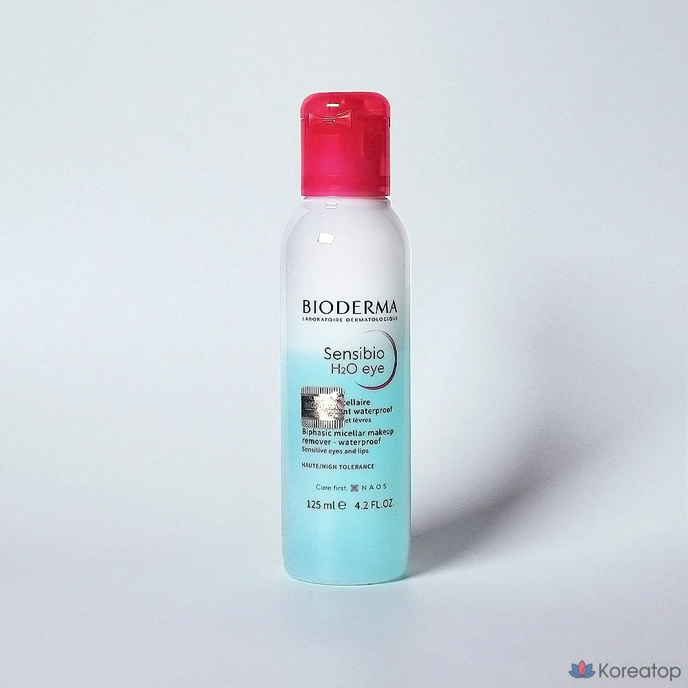 Мицеллярная вода для снятия макияжа с глаз и губ Bioderma Sensibio H2O Eye, 125 мл, 1 шт.