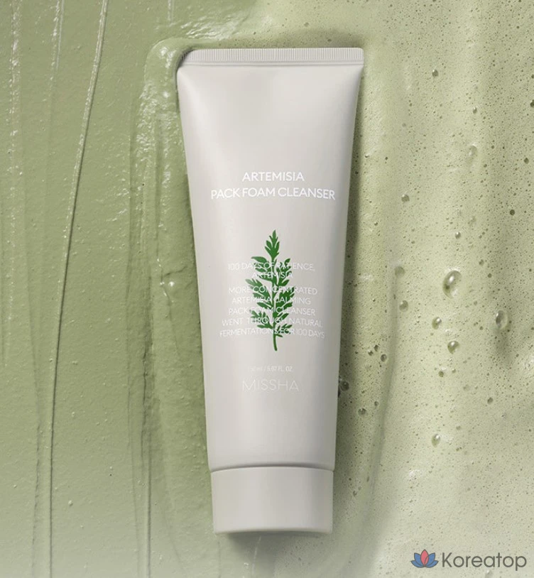 Очищающая пенка Missha Mugwort Pack Foam Cleanser, 150 мл, 1 шт.