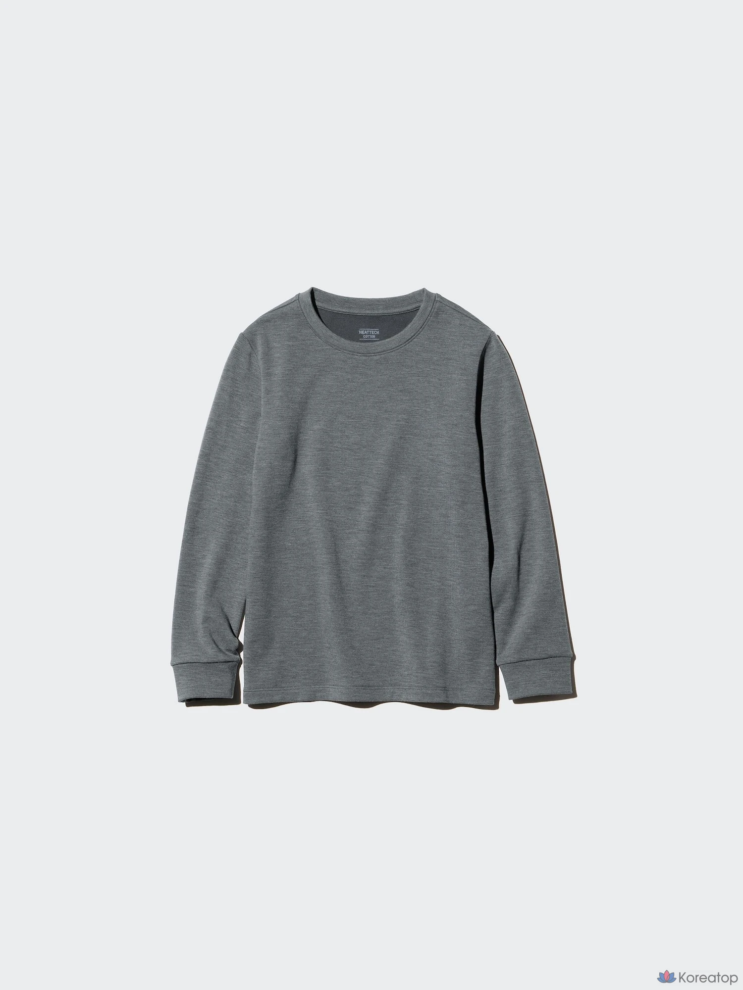 Футболка детская Uniqlo HEATTECH Extra Warm Cotton Crew Neck Long Sleeve T-Shirt